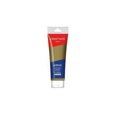 Caran d'Ache Acrylfarbe 250 ml, irisierend Gold