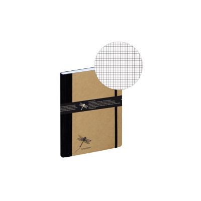 Pagna Notizbuch Pur A5, Kariert, Braun