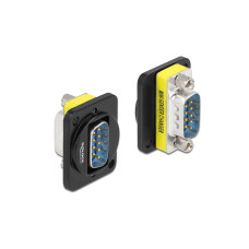 Delock D-Typ Modul DB9 Stecker zu DB9 Stecker Delock D-Typ Modul DB9 Stecker zu DB9 Stecker