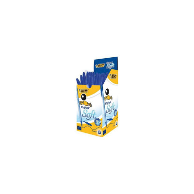 BIC Kugelschreiber Cristal Soft 0.45 mm Blau, 50 Stück