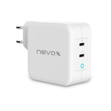 Nevox USB-Wandladegerät Dual USB-C Power Delivery 100 W Nevox USB-Wandladegerät Dual USB-C Power Delivery 100 W