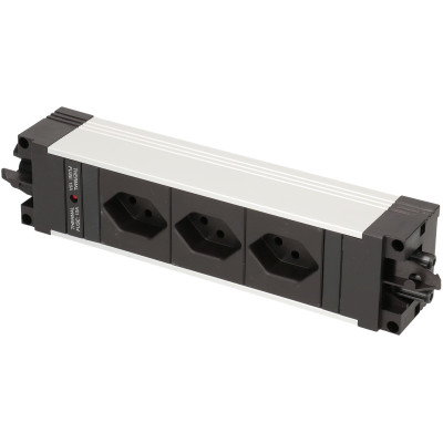 Bachmann Einbausteckerleiste STEP 3x T13 90° Bachmann Einbausteckerleiste STEP 3x T13 90°