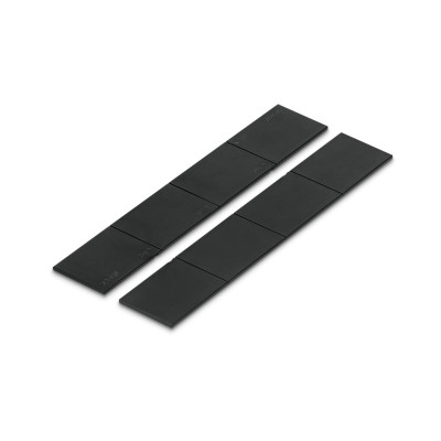 Styro Schubladenelement Unterteilung 2 Stück, Schwarz