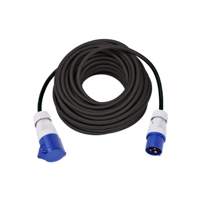 maxCAMP Verlängerungskabel 15 m, CEE16/3 mit Kupplung CEE16/3