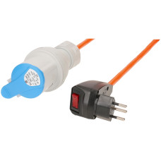 maxCAMP Adapterkabel T12/CEE16, 15m mit Überstromschutz