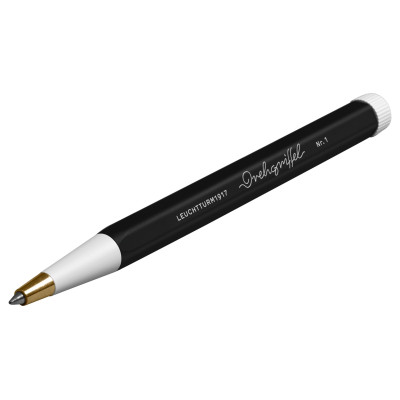 Leuchtturm Gelschreiber Drehgriffel 0.5 mm, Schwarz