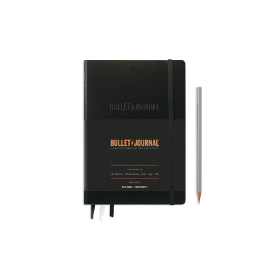 Leuchtturm Notizbuch Bullet Journal Edition 2, A5, Dot, Schwarz