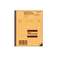 Favorit Durchschreibeblock 113 x 144 mm Tages-Rapporte