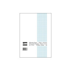 Favorit Notizblock 21 x 29.7 cm, 50 Blatt, Weiss/Blau