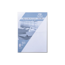 Artoz Blankokarte 1001, A5, 5 Blatt, Blütenweiss