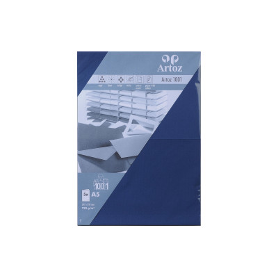 Artoz Blankokarte 1001, A5, 5 Blatt, Classic Blue