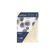 Artoz Couvert Perle B6, 5 Stück, Ivory