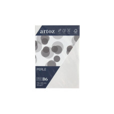Artoz Couvert Perle B6, 5 Stück, Weiss