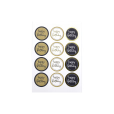 Artoz Motivsticker Happy Birthday 6 Stück