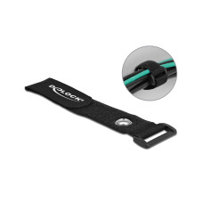 Delock Klettkabelbinder Schwarz 280 mm x 38 mm 3 Stück