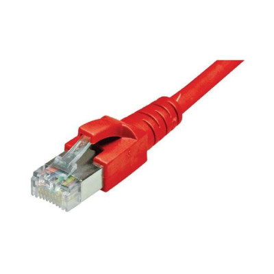 Dätwyler Cables Patchkabel  Cat 6A, S/FTP, 0.5 m, Rot
