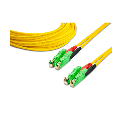Lightwin LWL-Patchkabel LSH/APC-LSH/APC, Singlemode, Duplex, 1m Lightwin LWL-Patchkabel LSH/APC-LSH/APC, Singlemode, Duplex, 1m