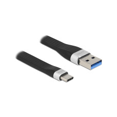 Delock USB 3.2 Gen 1 Flachbandkabel USB A - USB C 0.135 m