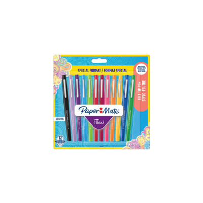 Paper Mate Fineliner Flair Medium Fun 0.7 mm, 12 Stück