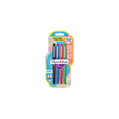 Paper Mate Fineliner Flair Medium 0.7 mm, 4 Stück Paper Mate Fineliner Flair Medium 0.7 mm, 4 Stück