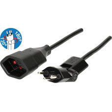 Max Hauri Verlängerungskabel 0.5 m T13 - T12 Clip-Clap, Schwarz