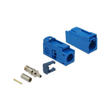 Delock Antennenadapter FAKRA C, zum Crimpen FAKRA C - FAKRA C Delock Antennenadapter FAKRA C, zum Crimpen FAKRA C - FAKRA C