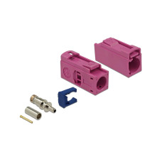 Delock Antennenadapter FAKRA H, zum Crimpen FAKRA H - FAKRA H Delock Antennenadapter FAKRA H, zum Crimpen FAKRA H - FAKRA H