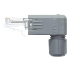 R&M Stecker FM45 Cat. 5e, 90°, 1 Stück, Grau