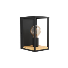 EGLO Leuchten Wandleuchte LIBERTAD 1x E27 Schwarz