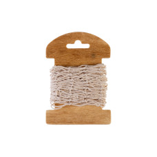 HobbyFun Textilband Netzband 130 mm x 1 m, Beige