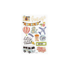 HobbyFun Motivsticker Reisen 1 Blatt
