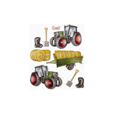 HobbyFun 3D-Sticker Traktor 1 Blatt