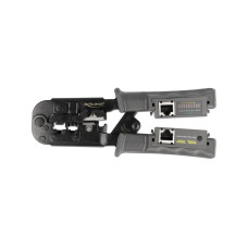 Delock Crimpzange mit Abisolierer und Netzwerktester Delock Crimpzange mit Abisolierer und Netzwerktester
