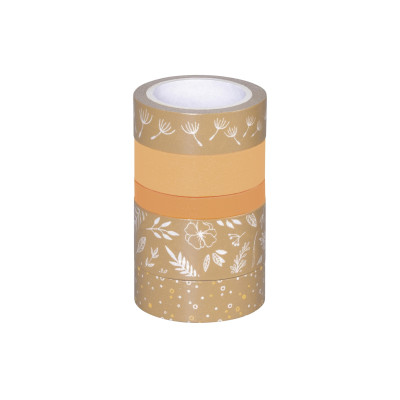 Heyda Washi Tape Natur Blätter Orange
