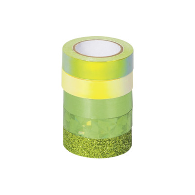 Heyda Washi Tape Effekt Mix Basic Grün