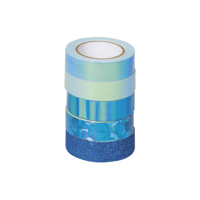 Heyda Washi Tape Effekt Mix Basic Blau
