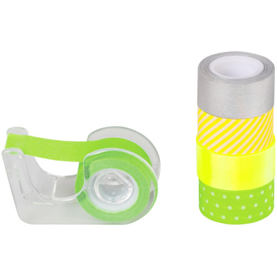 Heyda Washi Tape Neon Akzente Grün