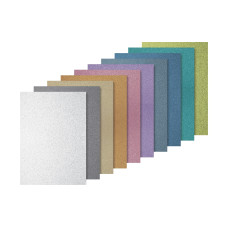 Heyda Glitzerkarton Light 10 Blatt à 200g/m², A4 Heyda Glitzerkarton Light 10 Blatt à 200g/m², A4