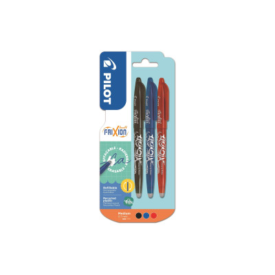Pilot Rollerball FriXion Ball 0.7 mm, Mehrfarbig 3 Stück