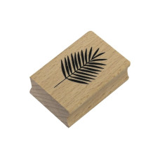 Artoz Motivstempel Blatt Hellbraun