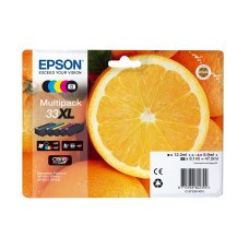 Epson Tinte Nr. 33XL / C13T33574011 BK, BK Photo, C, M, Y