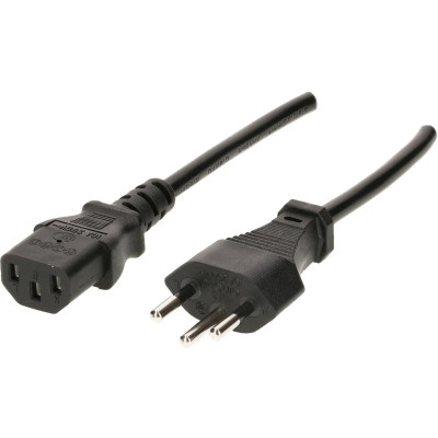 Max Hauri Netzkabel 5 m C13 - T12 Schwarz Max Hauri Netzkabel 5 m C13 - T12 Schwarz