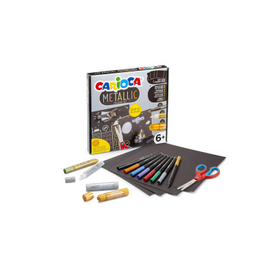 Carioca Malstiftebox  Metallic Creator Set Mehrfarbig