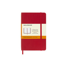 Moleskine Notizbuch Classic A6, Liniert, Softcover Scharlachrot