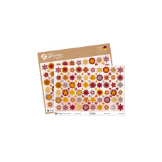 Avery Zweckform Motivsticker Sterne A5 2 Stück Mehrfarbig