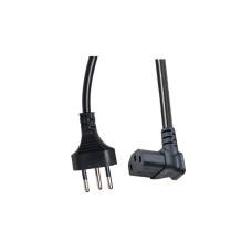 Diggelmann Netzkabel 3 m C13 - T12, gewinkelt nach oben