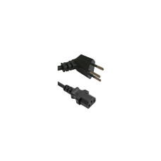 Diggelmann Netzkabel 5 m C13 - T12 90° Winkel, Schwarz Diggelmann Netzkabel 5 m C13 - T12 90° Winkel, Schwarz