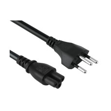 Diggelmann Netzkabel 2 m C5 - T12 Schwarz