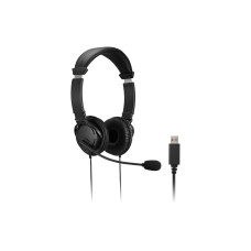 Kensington USB HiFi-Kopfhörer mit Mikrofon und Lautstärkeregler