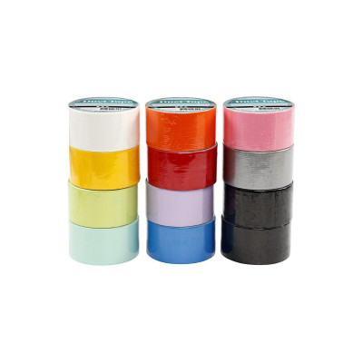Creativ Company Gewebeband Duct Tape 48 mm x 5 m, Mehrfarbig